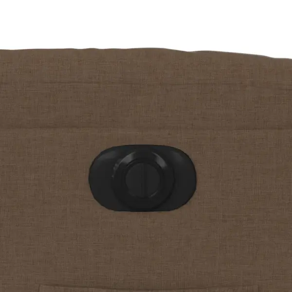 Elektriline püstitõusmist toetav tugitool, pruun kangas, lamamisfunktsiooniga – 13