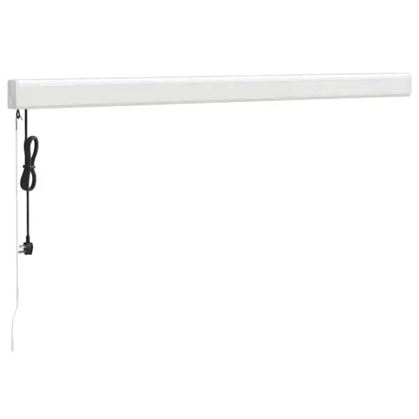 Elektriline sissetõmmatav terrassivarikatus, kollase-valge triibuline, 3 x 2,5 m, alumiiniumraam – 6