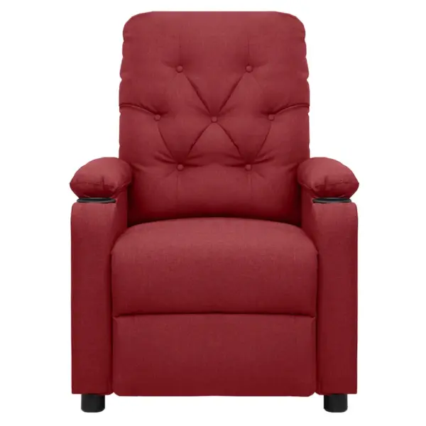 Elektriline massaažitool 6-punkti vibratsioonmassaažiga, veinipunane kangas – 3