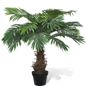 Elutruu kunstpalm potis, 80 cm, 21 lehega