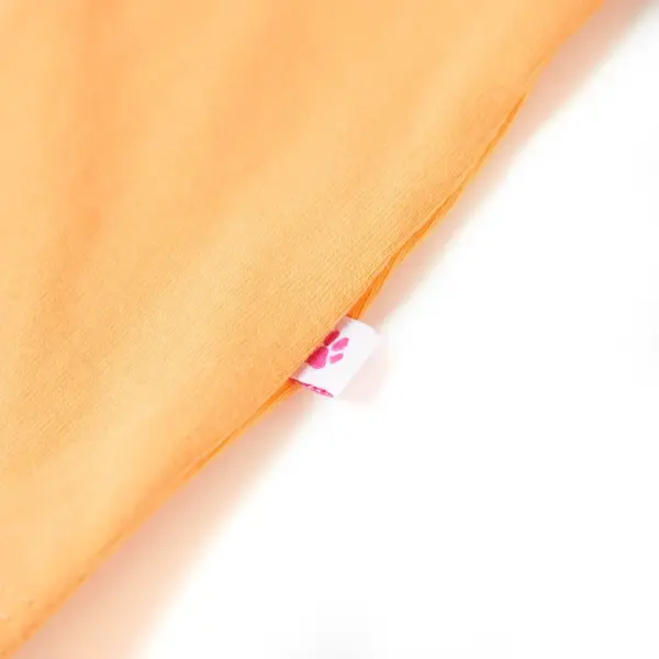 Erkoranž laste T-särk kaelkirjakutrükiga, suurus 140 – 5