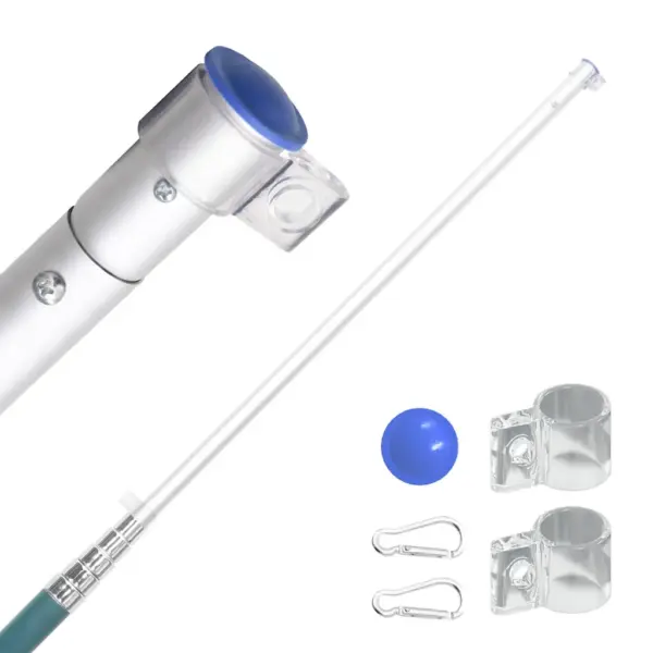 Euroopa lipp teleskoopilise alumiiniumist lipumastiga, 5,5 m, lipp 90 x 150 cm – 3