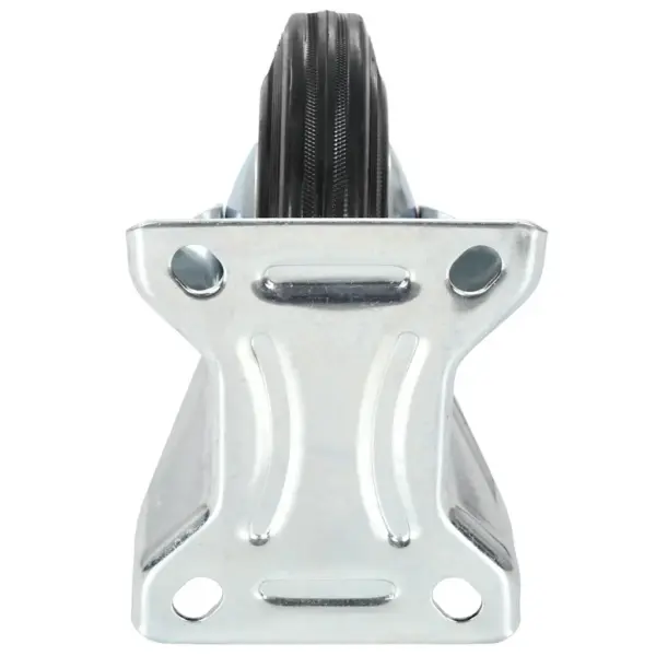 Fikseeritud kummirattad mööblile, 160 mm, tsingiga kaetud raamiga, must, 24 tk – 7