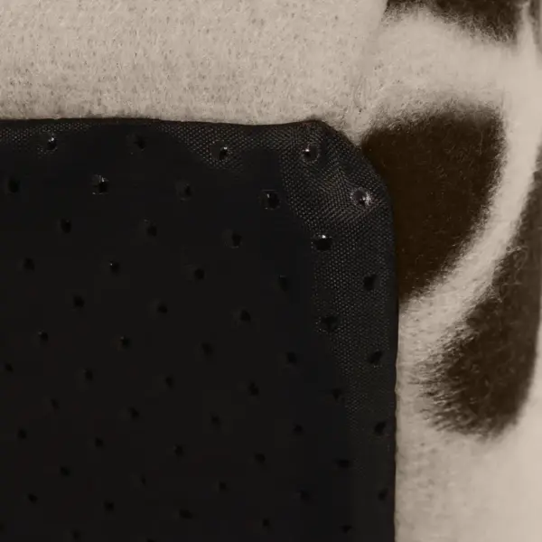 Fliisist kassipesa telk paksu eemaldatava padjaga, beež-must, L, 40 x 40 x 45 cm – 5