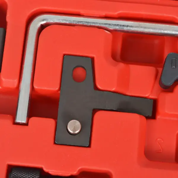 Mootori ajastamise tööriistakomplekt Fordile, 1.5/1.6 Ti-VCT ja 2.0 TDCi, süsinikteras, puhumisvormitud kohver – 6