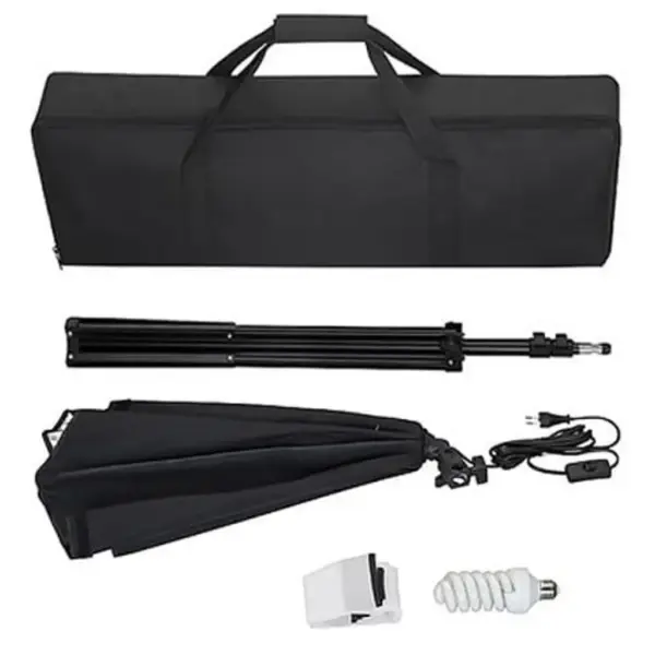 Fotostuudiokomplekt softbox-valgustuse ja 5 taustaga, 1,6 x 3 m – 10