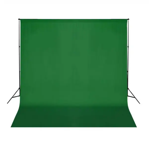 Fotostuudiokomplekt softbox-valgustuse, rohelise tausta ja reflektoritega, 300 x 300 cm – 5
