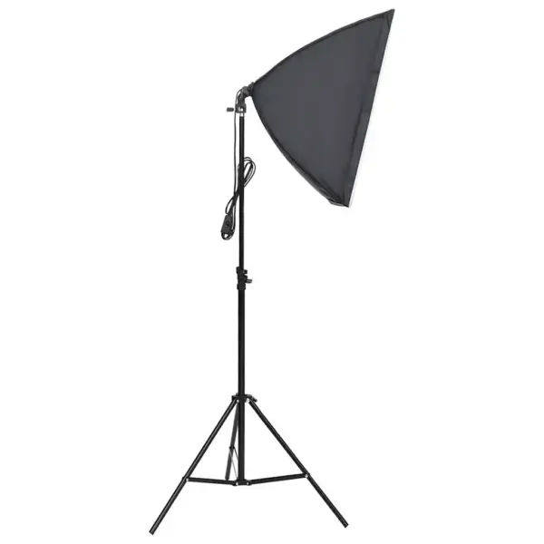 Fotostuudiokomplekt softbox-valgustite ja rohelise taustakangaga, 2 LED-lampi, taust 500 x 300 cm – 4
