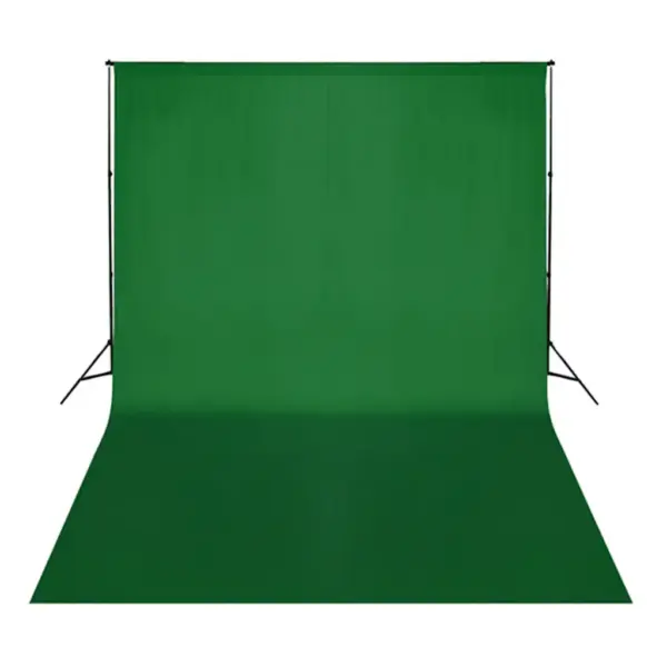 Fotostuudiokomplekt softbox-valgustite ja rohelise taustakangaga, 2 LED-lampi, taust 500 x 300 cm – 7