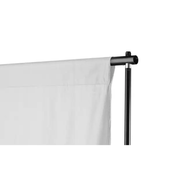 Fototausta tugisüsteem valge puuvillase lõuendiga, 600 x 300 cm, alumiinium, reguleeritava kõrguse ja laiusega – 6