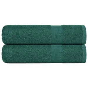 Rohelised duširätikud FROGN, 2 tk, 100% puuvill, 70 x 140 cm, 360 g/m²