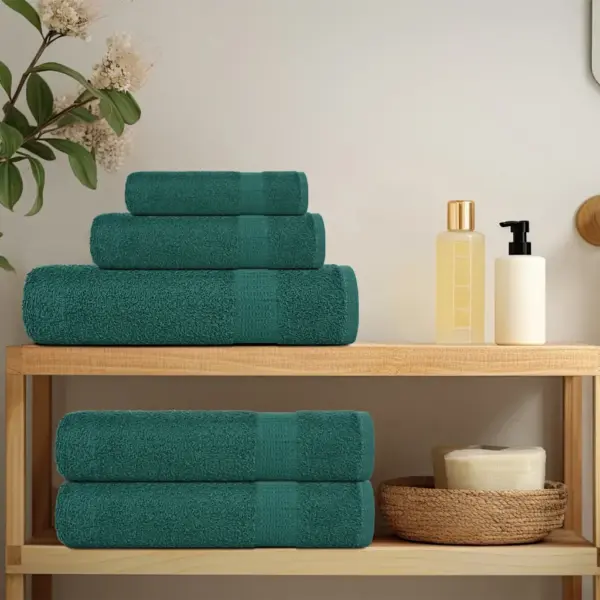 Rohelised duširätikud FROGN, 2 tk, 100% puuvill, 70 x 140 cm, 360 g/m² – 3