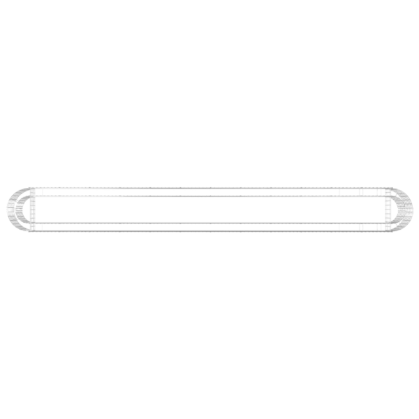 Gabioon-taimelava tsingitud rauast, hõbedane, 470 x 50 x 50 cm – 6