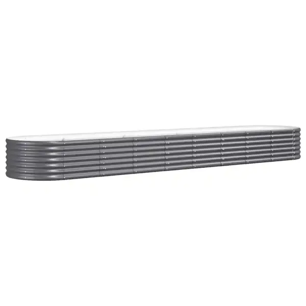 Aia taimelava, galvaniseeritud teras, antratsiithall, 368 x 80 x 36 cm – 2