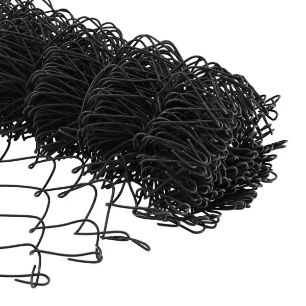 Hall aiavõrgu ja postide komplekt, 10 x 1,6 m, teras ja PVC, 60 x 60 mm võrk – 12