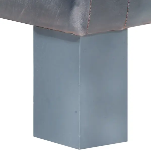 Hall ehtsast kitsenahast tugitool mangopuidust jalgadega, 63 x 55 x 60 cm – 6