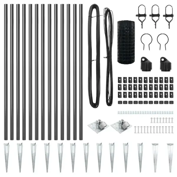 Hall euroaia komplekt postidega, teras ja PVC, 0,6 x 25 m – 6