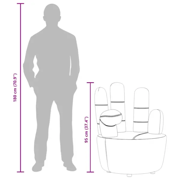 Käekujuline sametist tugitool, hall, puitraamiga, 73,5 x 73,5 x 95 cm – 9