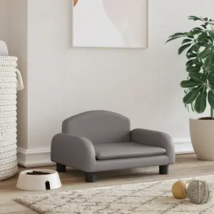 Hall kunstnahast koeradiivan väikestele koertele, 50 x 40 x 30 cm