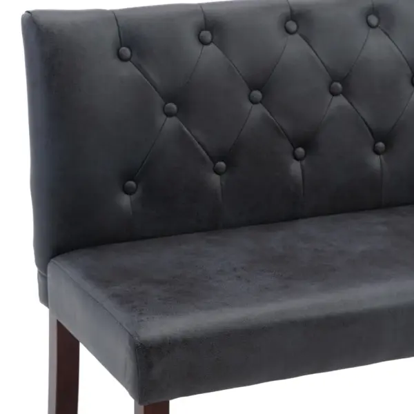 Hall kunstseemisnahast pink nupitud seljatoega, 120 cm – 6