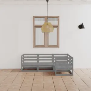 4-osaline hall aiadiivanikomplekt, männipuidust, modulaarne, diivaniosad 70 x 70 x 67 cm