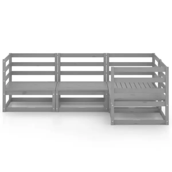 4-osaline hall aiadiivanikomplekt, männipuidust, modulaarne, diivaniosad 70 x 70 x 67 cm – 3