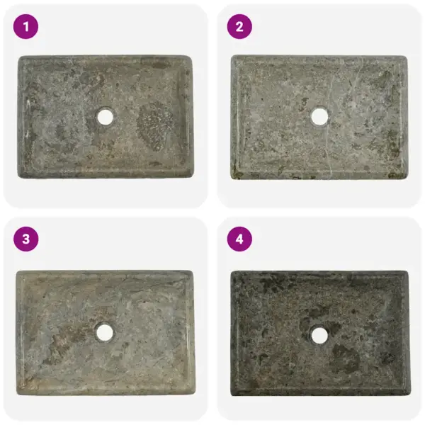 Hall marmorvalamu vannituppa, 50 x 35 x 10 cm – 7