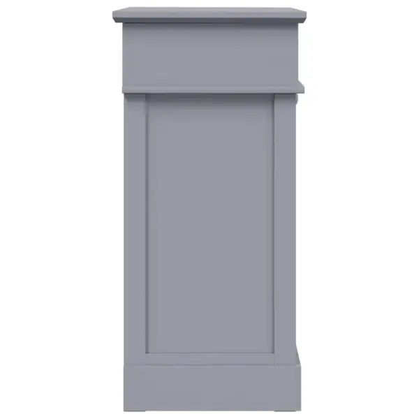 Hall Paulownia puidust kingakapp kallutatava sektsiooniga ja avatava ülaosaga, 50 x 28 x 58 cm – 5