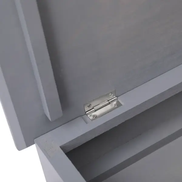 Hall Paulownia puidust kingakapp kallutatava sektsiooniga ja avatava ülaosaga, 50 x 28 x 58 cm – 9