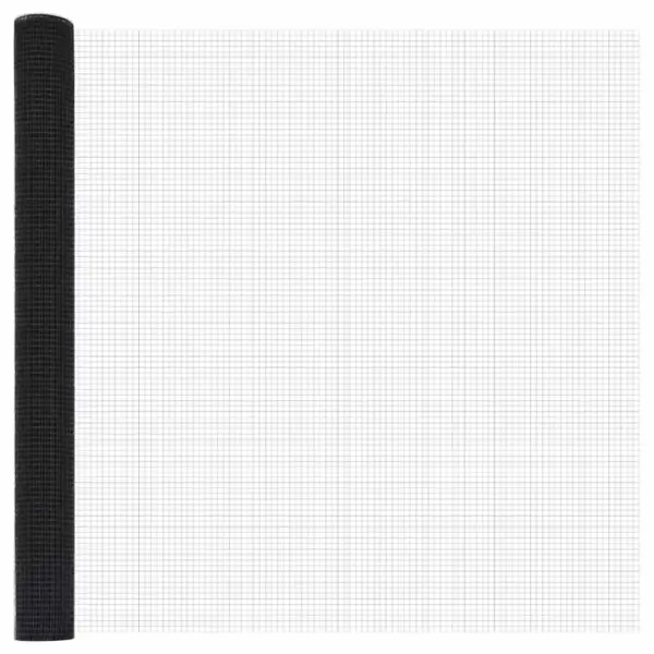 Hall aiavõrgu ja teraspostide komplekt, PVC-kattega, 25 x 1,4 m, võrguava 12 x 12 mm, 11 posti – 7