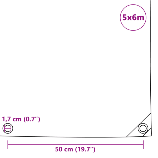 Hall PVC present 5 x 6 m, 650 g/m² – 6