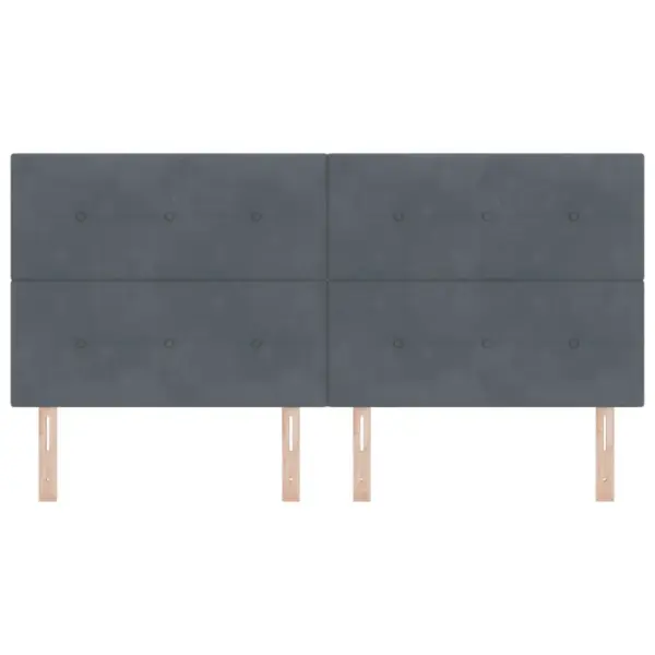 Hall LED-valgustusega polsterdatud voodipeats, 200 cm – 5