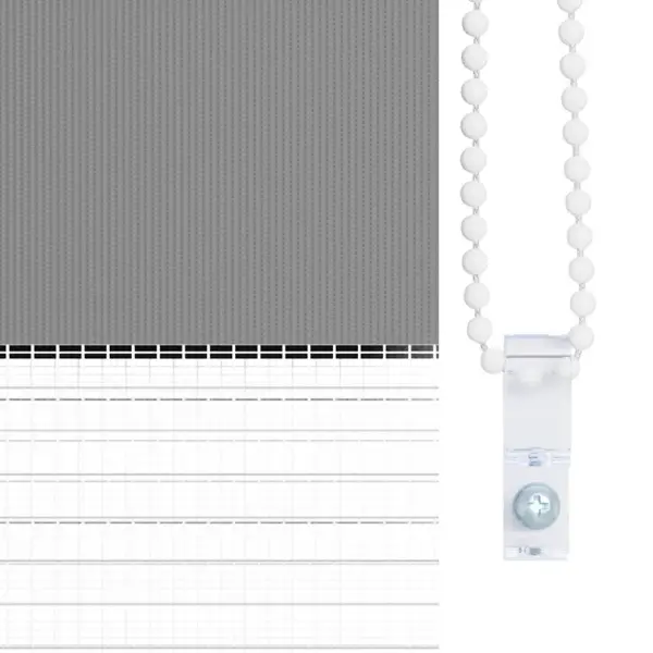 Hall sebrakardin rullkardin, 120 x 175 cm, 100% polüester – 8