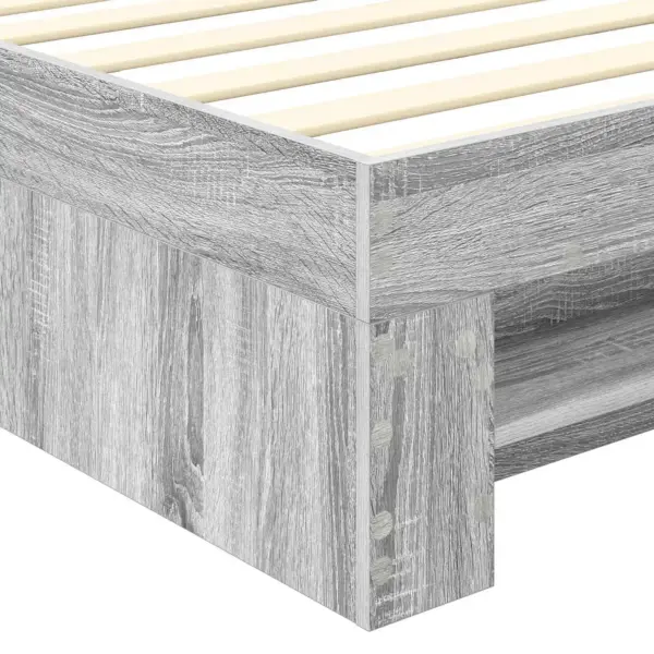 Hall sonoma voodiraam peatsiga, tehispuit, 90 x 200 cm – 11