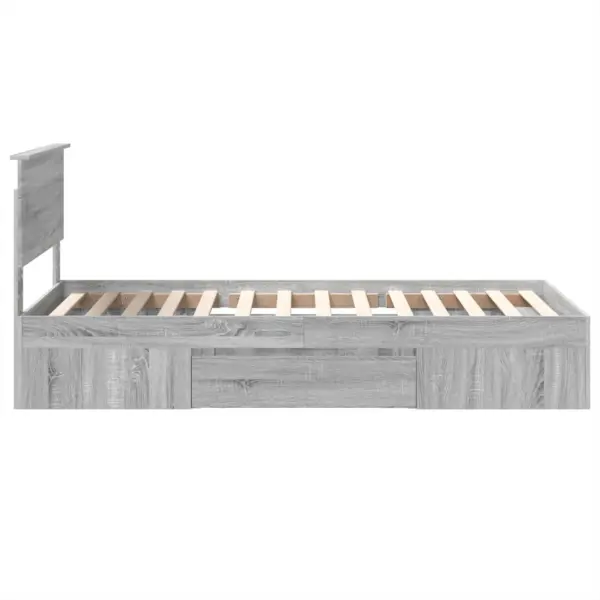 Hall sonoma voodiraam peatsiga, tehispuit, 90 x 200 cm – 9