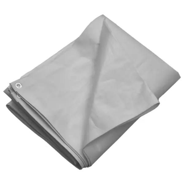 Hall veekindel present HDPE-st, 4 x 6 m, 260 g/m², alumiiniumist aasad 50 cm vahega – 2