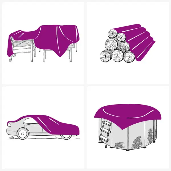 Hall veekindel PVC present 5 x 8 m, 650 g/m² – 8