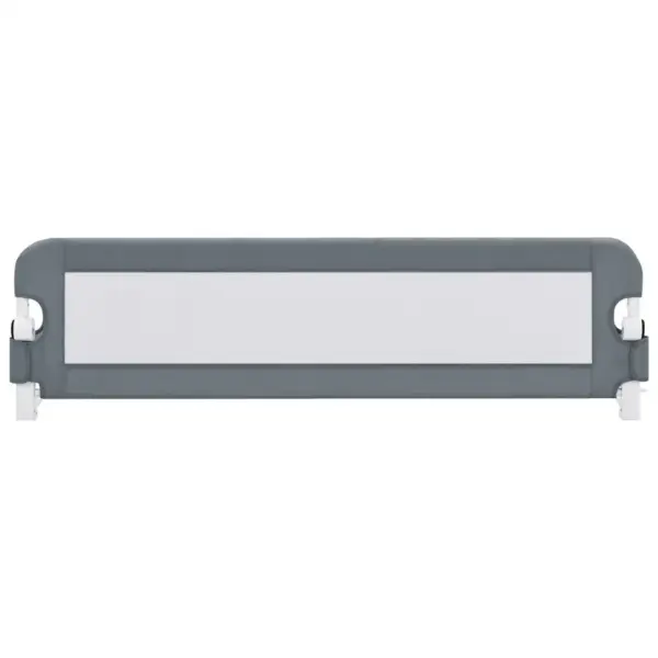 Voodipiire väikelapse voodile läbipaistva võrguga, hall, 120 x 42 cm – 3