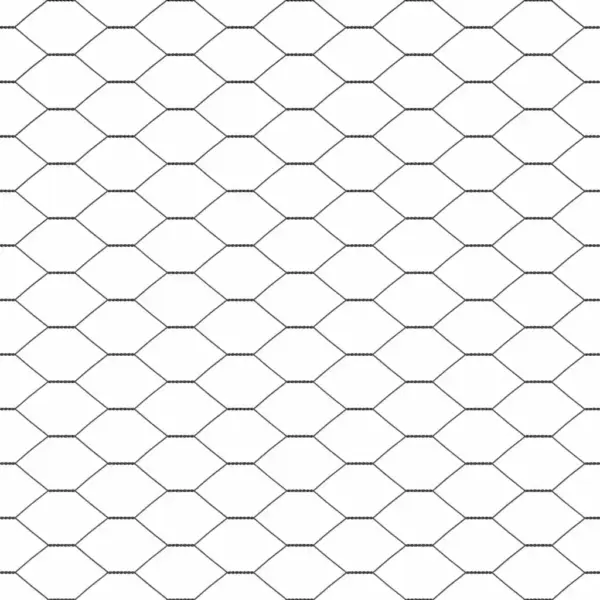 Hall võrkaia ja aiapostide komplekt, teras ja PVC, 100 x 1 m, 25 mm silmaga – 9