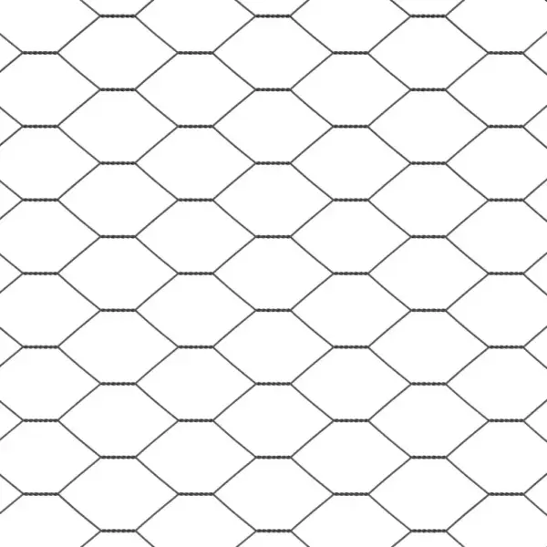 Hall võrkaia komplekt postidega, teras ja PVC, 10 x 1,2 m, 36 mm silmaga – 9