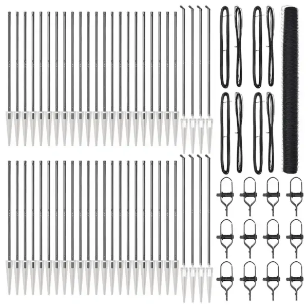 Hall võrkaiakomplekt teraspostidega, 100 x 1,6 m, 50 mm silmaga – 2