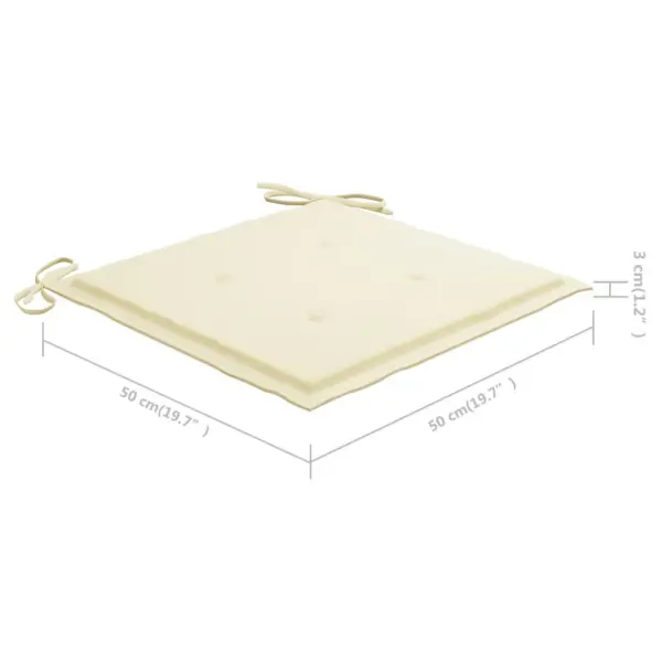 Hallid akaatsiapuidust aiatoolid patjadega, 8 tk – 9