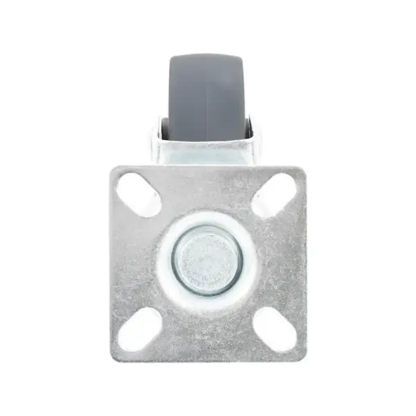 Hallid pöörlevad rattad mööblile, 24 tk, 50 mm, termoplastsest kummist, tsingitud terasraamiga – 6