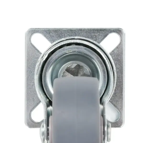 Hallid pöörlevad rattad mööblile, 24 tk, 50 mm, termoplastsest kummist, tsingitud terasraamiga – 8