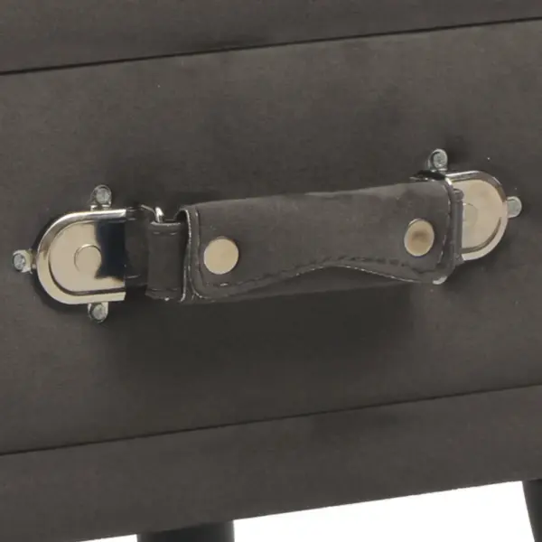 Hallid sametist öökapid ühe sahtliga, 2 tk, 40 x 35 x 40 cm – 8