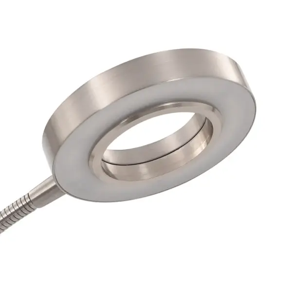 LED-põrandalamp ülespoole suunatud ja lugemislambiga, 18 W + 5 W, hõbedane, hämardatav, 180 cm – 5