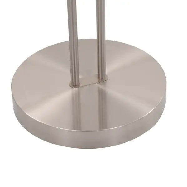 LED-põrandalamp ülespoole suunatud ja lugemislambiga, 18 W + 5 W, hõbedane, hämardatav, 180 cm – 7