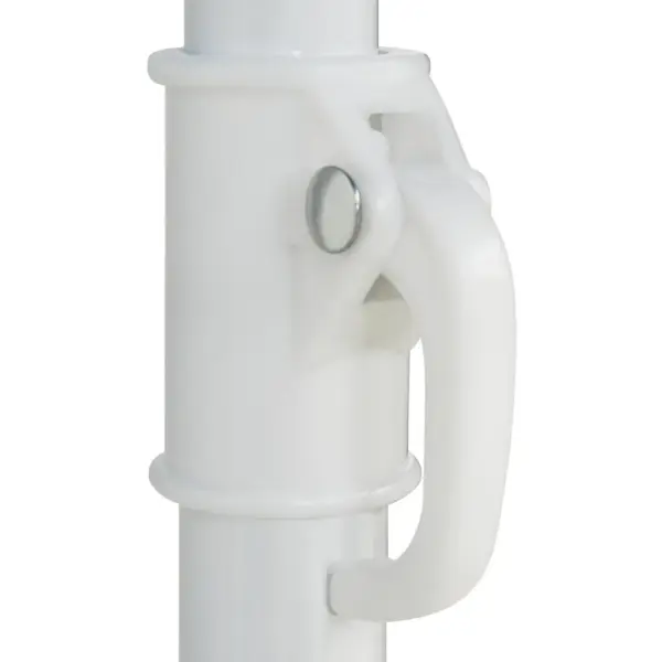 Hawaii stiilis kallutatav päikesevari, valge, 240 cm – 5