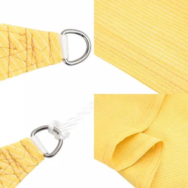 Ristkülikukujuline HDPE päikesepuri, beež, 2 x 5 m, 160 g/m² – 7