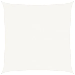 160 g/m² HDPE päikesepuri aeda ja terrassile, kandiline, 5 x 5 m, valge, u 90% UV-kaitse